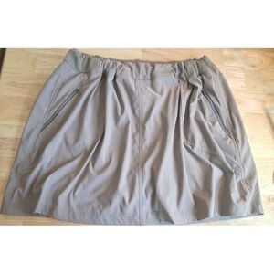 Columbia Skort Womens 3X Tan/Brown Omni-Shield Pull On Hiking Athletic Skort EUC